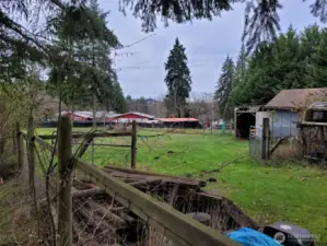 Looking west across pasture