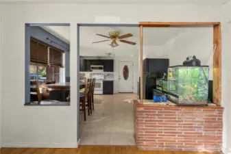 entry looking into kitchen