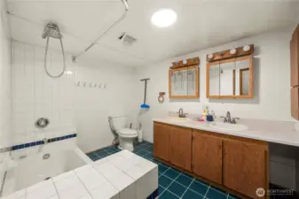 Upstairs bathroom