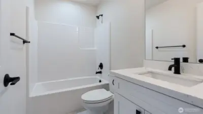 Photos for reference only.  Similar features same floor plan. Main Bath has quartz counters w/undermount sink, and tile flooring.
