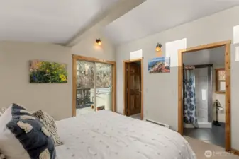 Private Hot Tub Patio -   Unwind in your private hot tub just steps from the primary suite—perfect for soaking under the stars and enjoying the peaceful foothills of Lake Chelan year-round.