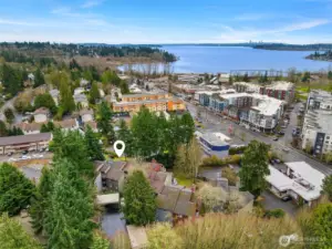 Blocks to Juanita Beach Park