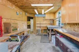 Inside Shop separate room