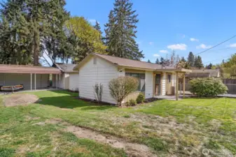 Tons of parking, carports, garage, driveway and off street!