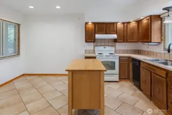 Spacious and bright.