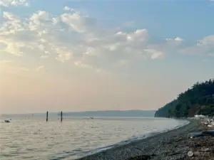 Madrona Beach is famous for its views and as a crabbing launch point.