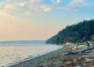 Madrona Beach is famous for its views and as a crabbing launch point.