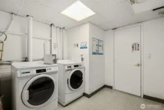 Laundry room, located on the 3rd floor, just a few doors down from the unit.