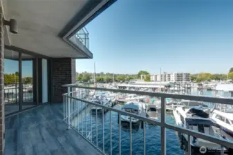 View from private balcony