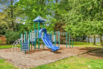 A play structure & soccer field provide endless outdoor fun.