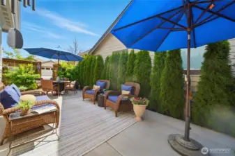 Patio oasis