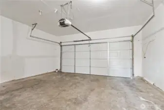 Attached 2-car garage for easy access and storage