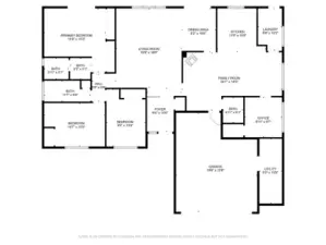 Floorplan with measurements