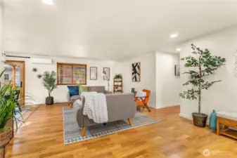 Spacious home with open floor plan on on level.