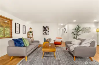 Open plan is great for entertaining