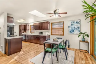 Open floor plan is perfect for entertaining