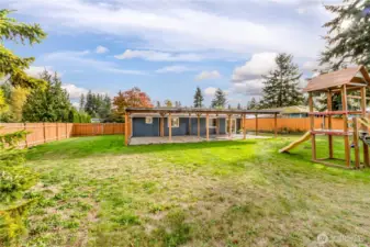 Oversized is just over a quarter acre