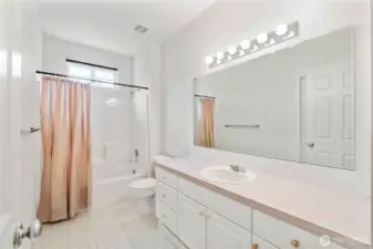 Hallway bathroom