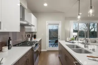 Covered Patio off the Kitchen