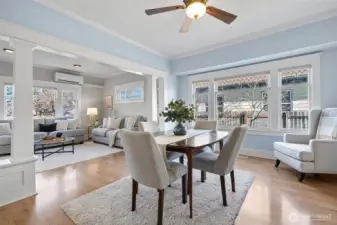 Beautiful original Craftsman details bring warmth and timeless appeal.