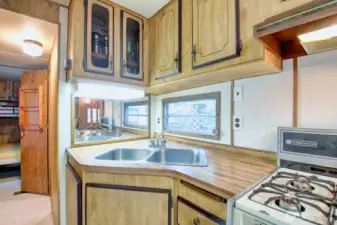 Kitchen with all the necessities