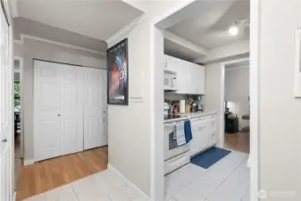 Too many cooks in the kitchen? Here they have access on both sides to enter or exit.