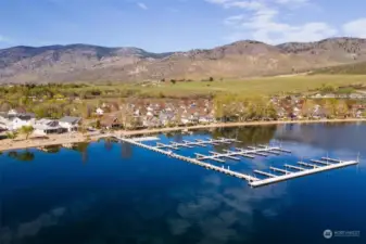 New Veranda Beach Marina.  Finest Marina on Lake Osoyoos