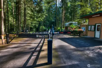 Security gate to Lost Lake