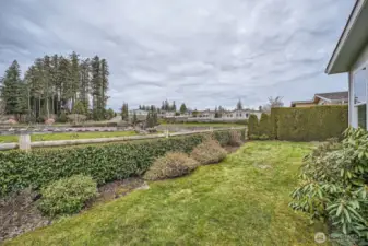Wonderful view from the entire backyard.