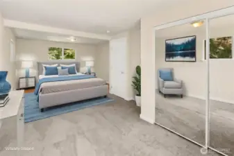 Primary with virtual staging