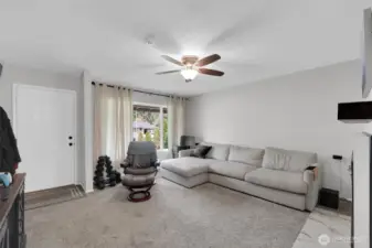 Front door interior view.