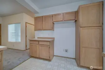 Kitchen Refrigerator area/ pantry