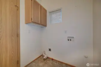 Laundry rm on main floor.