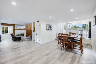 Open floorplan.