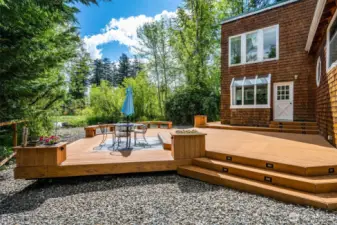 Massive Trex deck.