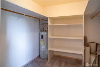 Large walk in closet