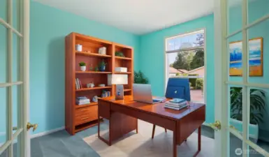 Den - Virtually Staged