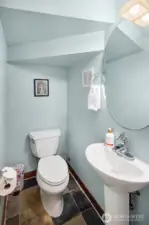 lower level half bath
