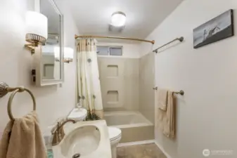 Bath on main floor