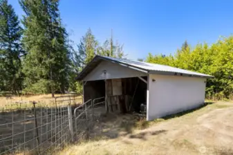 Stable with storage room