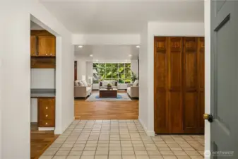 Entrance to main living room from front door
