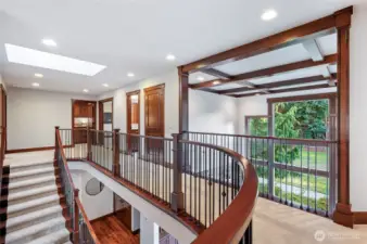 Breezeway on upper level