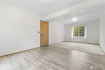 Bonus space located downstairs.