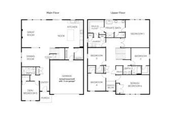 Stafford floor plan.  Come take a look!
