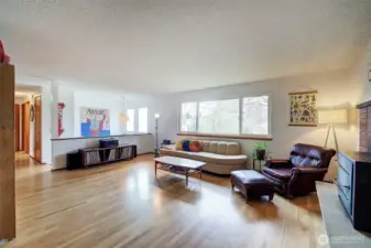 Open and bright entry area leads to this space