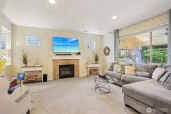 Family room w/fireplace