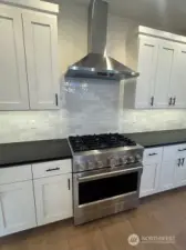 Commercial grade 6 burner gas range with oven