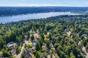 North West - this home is a short drive to Redmond