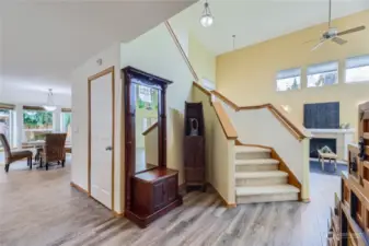 You will love the flow & look of the staircase