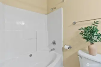 Large soaking tub